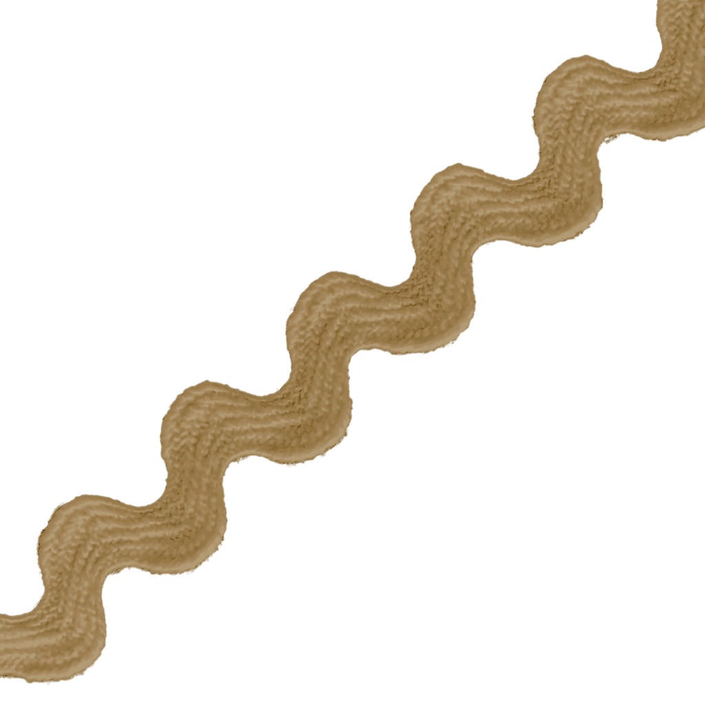 taupe 3/8" polyester ric rac from Heit's Wholesale bulk sewing supply company