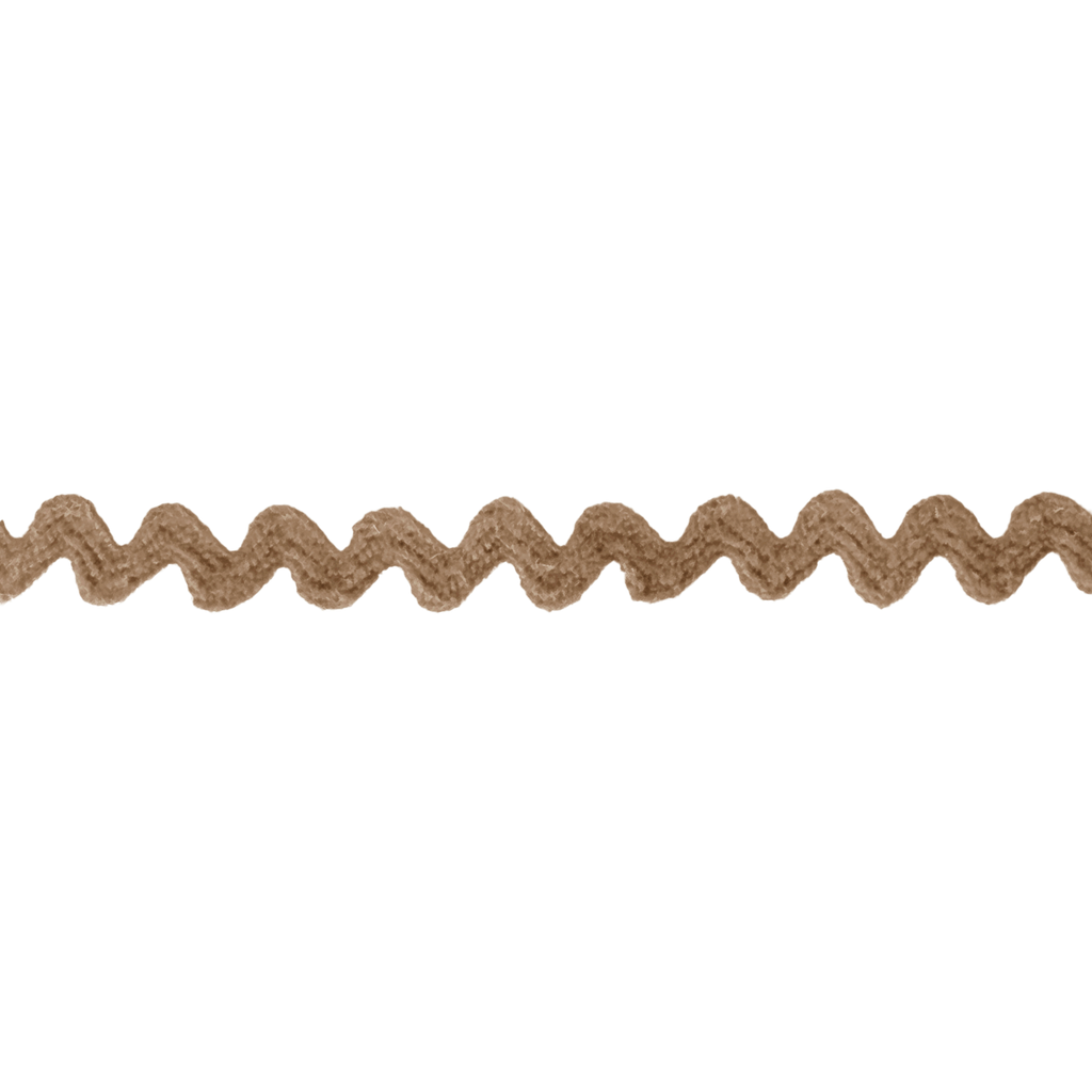taupe 7/32" polyester ric rac from Heit's Wholesale bulk sewing supply company