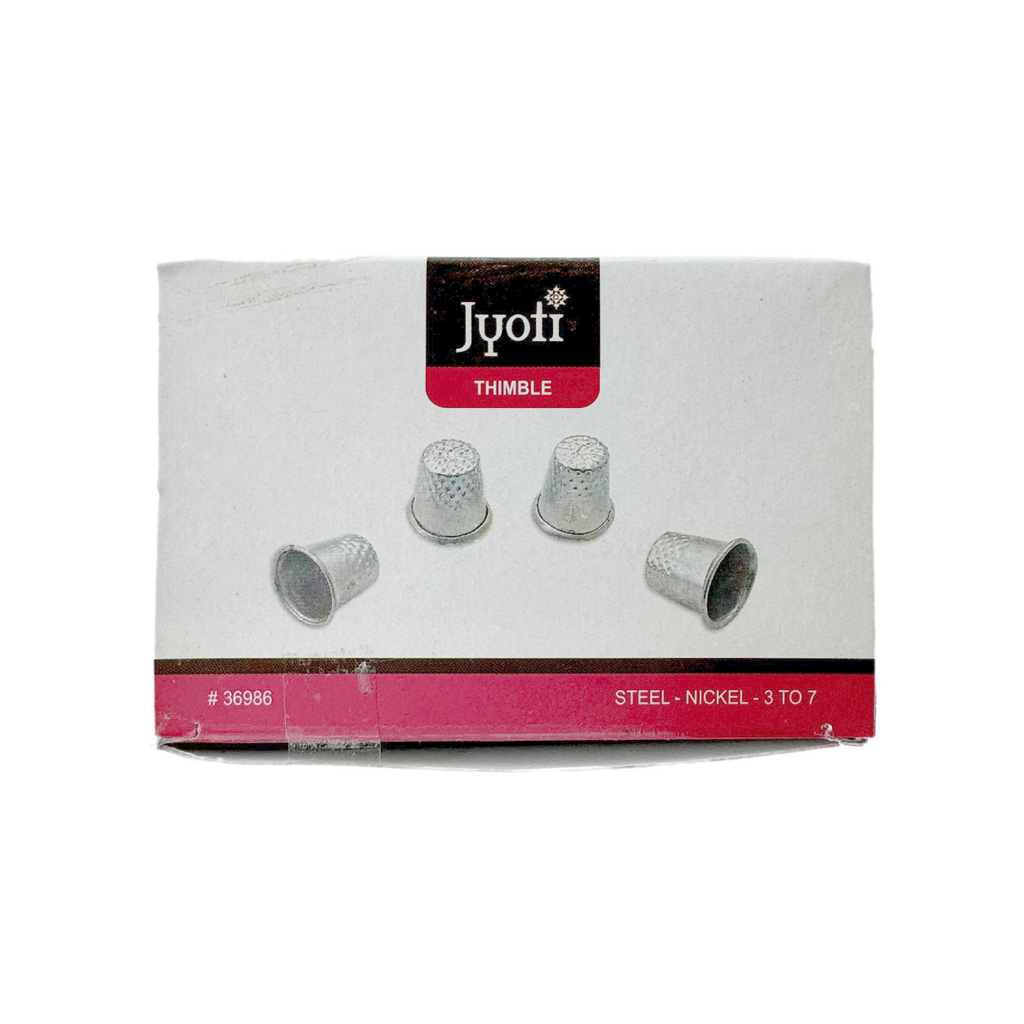 assorted sized thimbles pack from Heit's Wholesale bulk sewing supply company