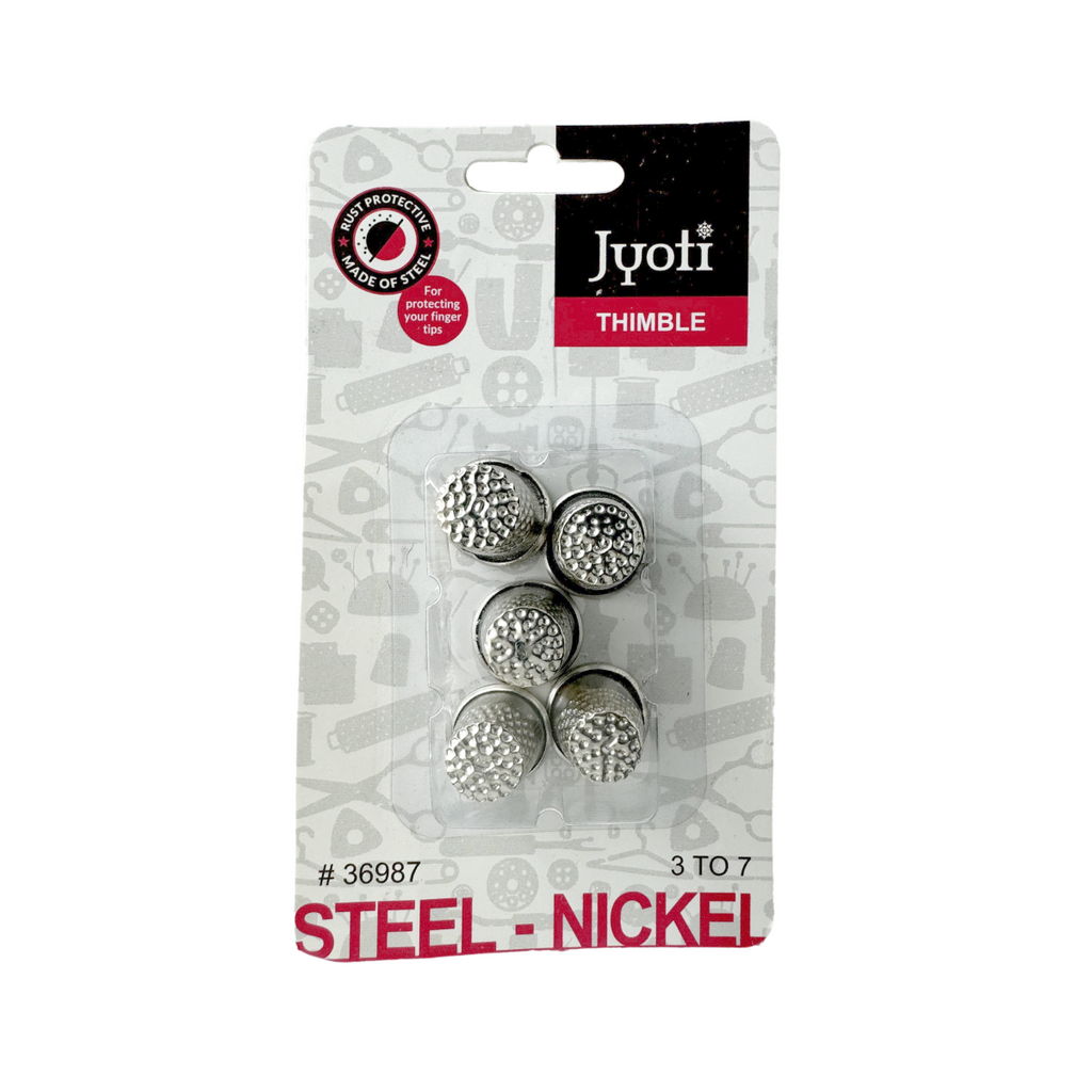 assorted sized thimbles from Heit's Wholesale bulk sewing supply company