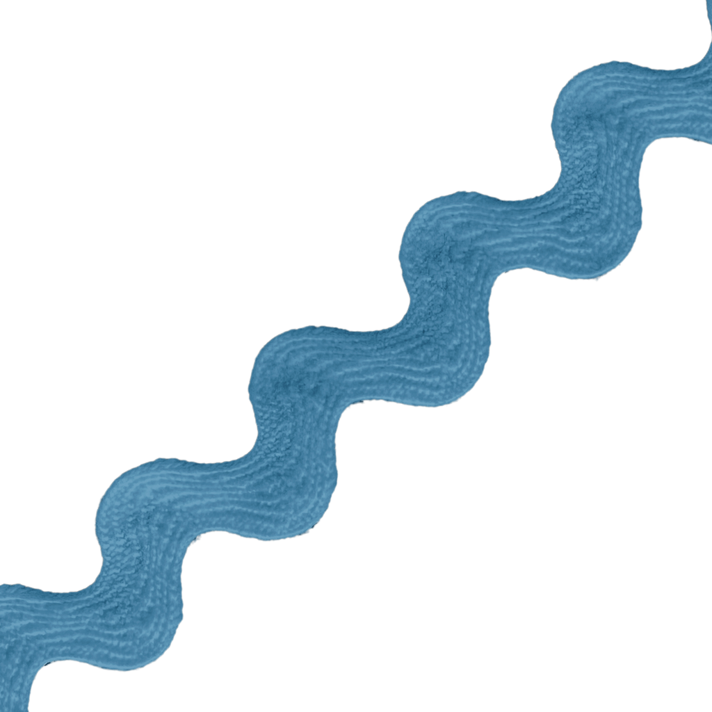 turquoise 1/2" polyester ric rac from Heit's Wholesale bulk sewing supply company