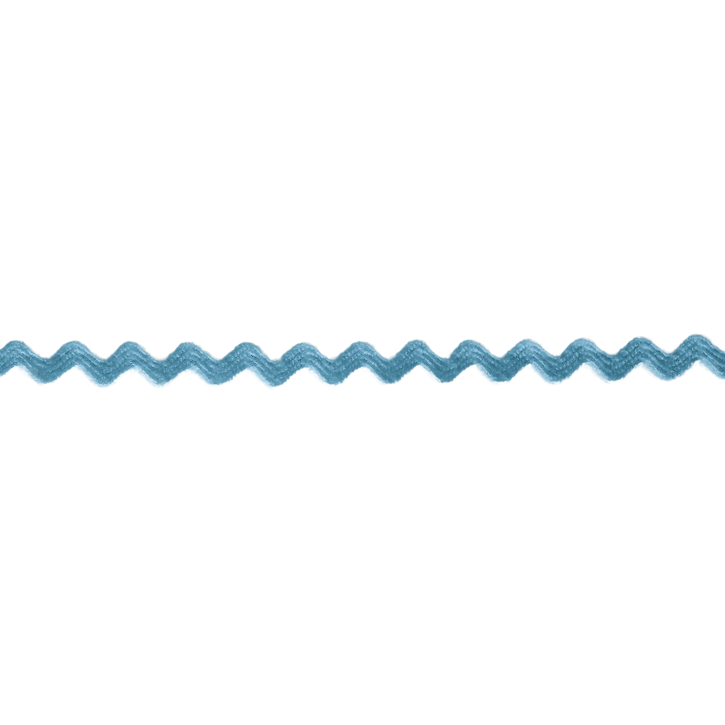 turquoise 11/64" polyester ric rac from Heit's Wholesale bulk sewing supply company