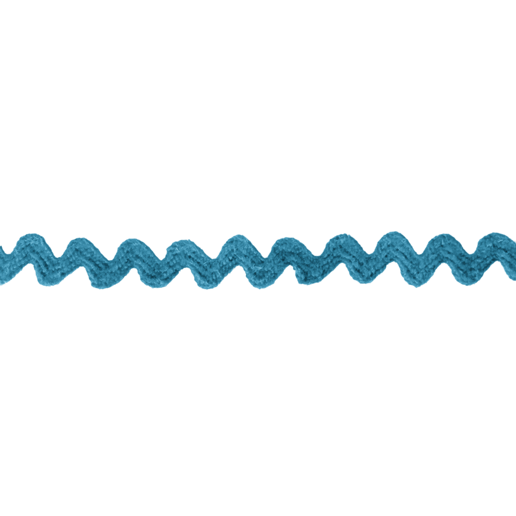 turquoise 7/32" polyester ric rac from Heit's Wholesale bulk sewing supply company