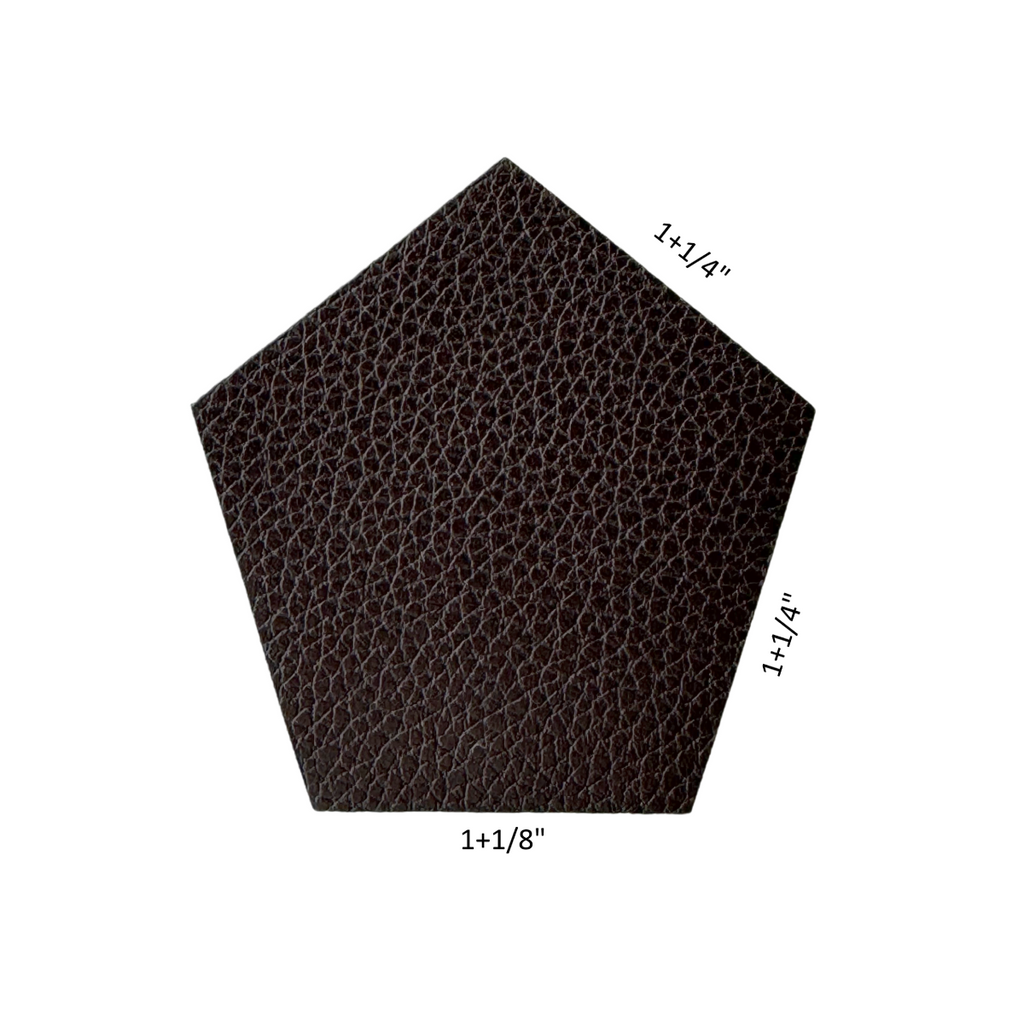 dark tan vinyl suspender back pieces from Heit's Wholesale bulk sewing supply company