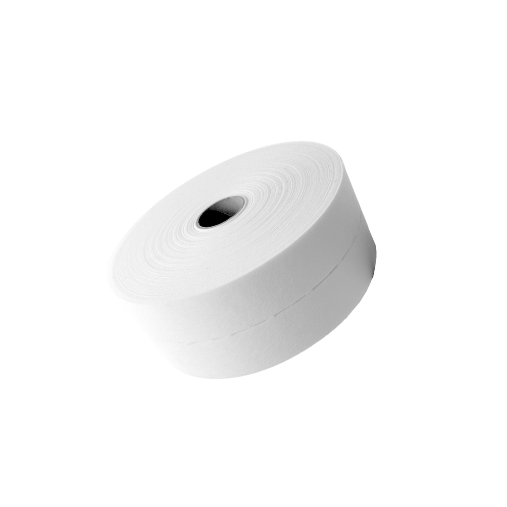 white 3" non woven fusible belting on a spool from Heit's Wholesale bulk sewing supply company