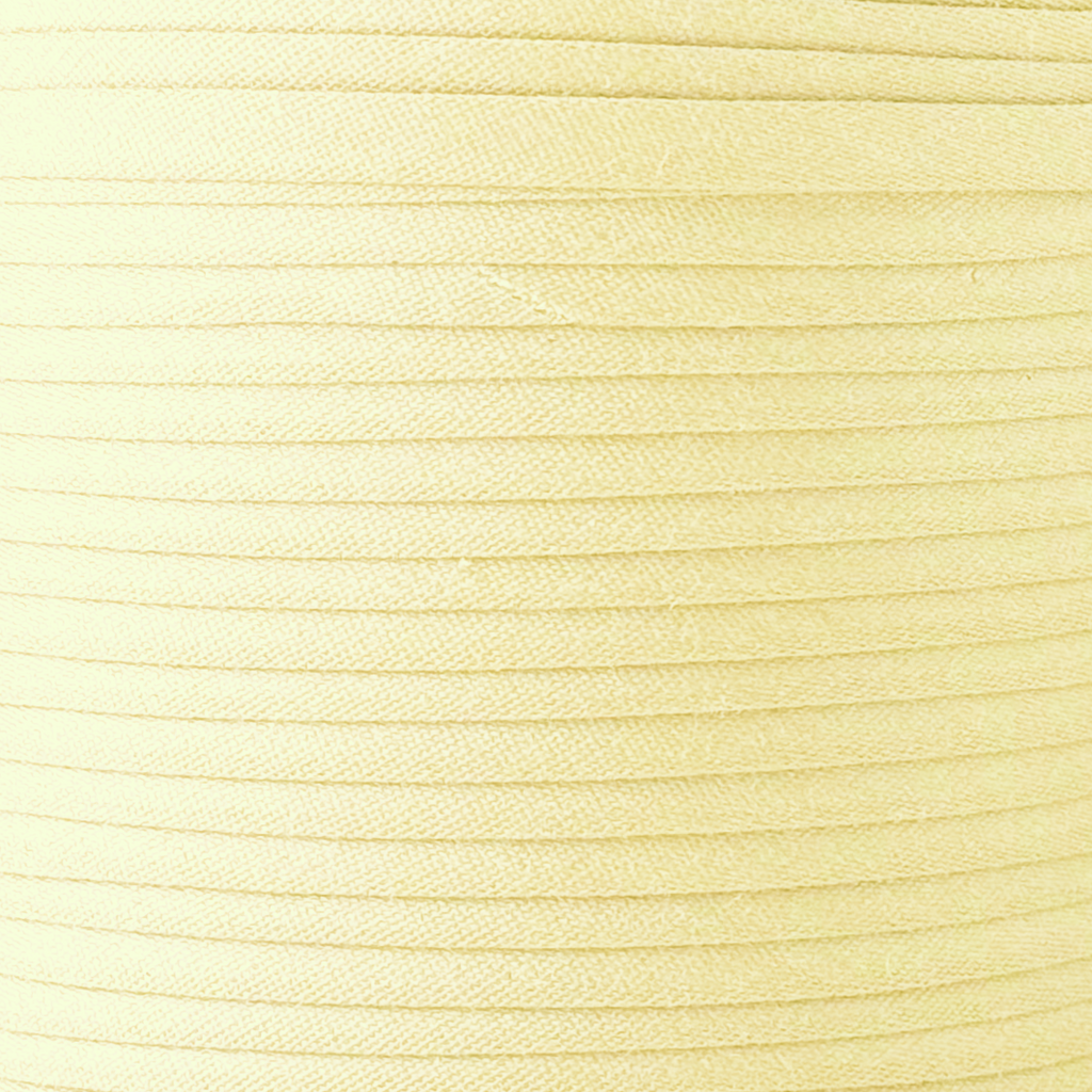 color swatch of the yellow 1/2" double fold bias tape on a spool from Heit's Wholesale bulk sewing supply company